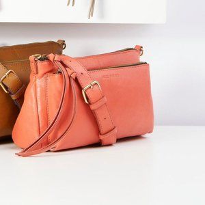 Lucky Brand Chilli Koda Purse New with tags nwts  Orange Coral Leather New